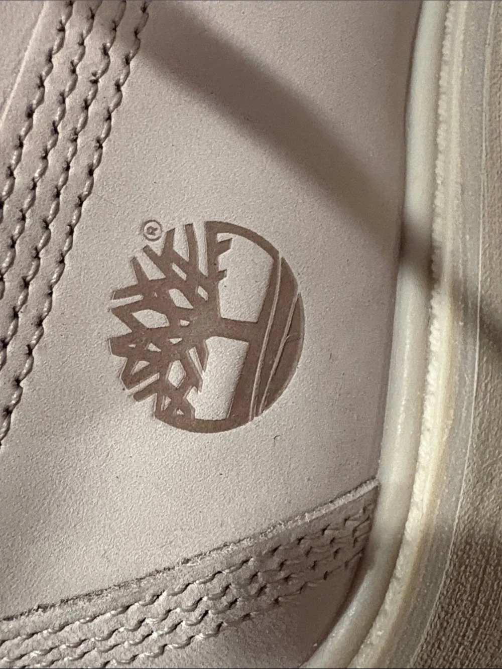 Timberland Women's Beige Lace-Up Winter Boots with Faux Fur Collar